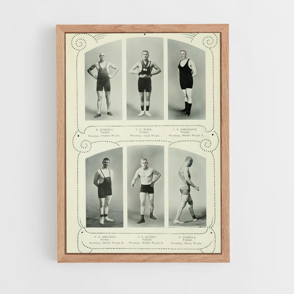 Poster Époque de Plongée – affiche Jeux Olympiques (vue 4)
